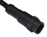 CIRCULAR CONNECTOR, PLUG, 6POS, CRIMP