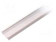 Profiles for LED modules; white; L: 2m; SURFACE10; aluminium TOPMET