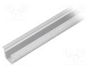 Profiles for LED modules; natural; L: 1m; DEEP10; aluminium TOPMET