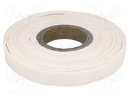 Tape: heat transfer; W: 25mm; L: 10m; Thk: 2mm; 3W/mK; white; acrylic Dexerials