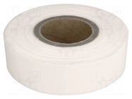 Tape: heat transfer; W: 50mm; L: 30m; Thk: 0.5mm; 3W/mK; white; 1TΩm Dexerials