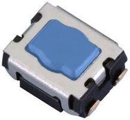 TACTILE SWITCH, SPST-NO-DM, 0.05A, 12VDC