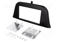 Radio frame; Iveco; 2 DIN; black PER.PIC.