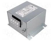 Filter: anti-interference; three-phase; 520VAC; 16A; 115x120x80mm SCHURTER