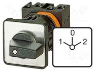 Switch: reversing cam switch; Stabl.pos: 3; 63A; 1-0-2; Poles: 2 EATON ELECTRIC