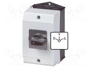 Switch: star-delta cam switch; Stabl.pos: 3; 63A; 0-Y-Δ; Poles: 3 EATON ELECTRIC
