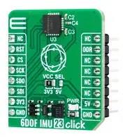 6DOF IMU 23 CLICK ADD-ON BOARD, SPI