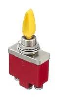 TOGGLE SWITCH, SPST, 15A, 28VDC, PANEL