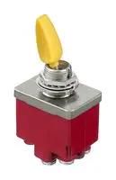 TOGGLE SWITCH, DPDT, 15A, 28VDC, PANEL