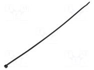 Cable tie; L: 390mm; W: 4.7mm; black; polyamide; 355N; Ømax: 110mm HELLERMANNTYTON