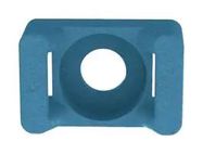 CABLE TIE MOUNT, 16MM LG, NYL 6.6, BLUE