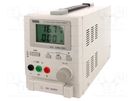Power supply: laboratory; single-channel; 0÷120VDC; 0÷1A; Plug: EU AXIOMET