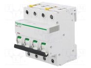 Circuit breaker; 400VAC; Inom: 16A; Poles: 4; Charact: B; 6kA; IP20 SCHNEIDER ELECTRIC