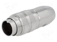 Connector: M16; plug; male; PIN: 14; 3A; 60V; soldering; for cable LUMBERG