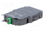 Contact block; 22mm; Harmony XB4; front fixing; screw terminals SCHNEIDER ELECTRIC