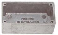 BOX, SHIELDED, ALUMINIUM, BLUE