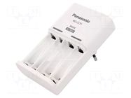 Charger: for rechargeable batteries; Ni-MH; Size: AA,AAA,R03,R6 PANASONIC