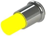 LED BULB, YEL, MIDGET FLANGE/SX6S/330MCD