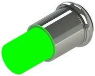 LED BULB, GRN, MIDGETFLANGE/SX6S/1.815CD