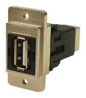 USB ADAPTER, 2.0 TYPE A RCPT-TYPE B RCPT