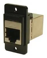 ADAPTER, RJ45 JACK-JACK, 8P8C, CAT6