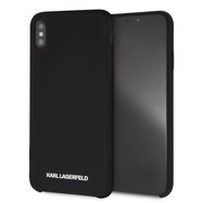 Karl Lagerfeld KLHCI65SLBKS iPhone Xs Max  hardcase czarny/black Silicone, Karl Lagerfeld