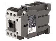 Contactor: 3-pole; NO x3; Auxiliary contacts: NO + NC; 24VDC; 9A LEGRAND