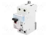 RCBO breaker; Inom: 16A; Ires: 30mA; Max surge current: 250A; IP20 LEGRAND