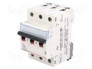 Circuit breaker; 400VAC; Inom: 40A; Poles: 3; Charact: C; 6kA; IP20 LEGRAND