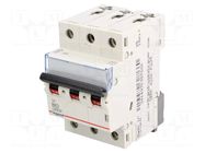 Circuit breaker; 400VAC; Inom: 63A; Poles: 3; Charact: B; 6kA; IP20 LEGRAND