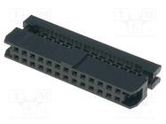 Plug; IDC; female; PIN: 26; without strain relief; IDC; 1mm; black Amphenol Communications Solutions