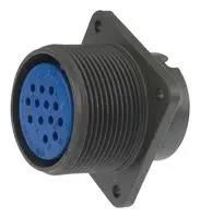 MIL SPEC CIR CONN, RCPT, 12S-3, SOLDER