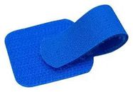 CABLE TIE, HOOK & LOOP, 90MM, NYL, BLUE