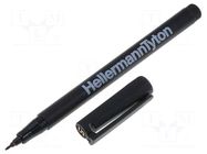 Black; Accessories: pen HELLERMANNTYTON