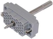 RACK & PANEL CONNECTOR, RECEPTACLE, 38 POSITION