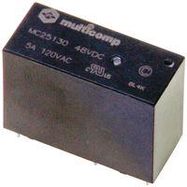 RELAY, DPDT, 250VAC, 12VDC, 5A