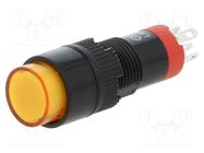 Switch: push-button; Pos: 2; SPDT; 0.5A/250VAC; 1A/24VDC; ON-ON ONPOW