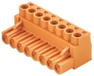 TERMINAL BLOCK PLUGGABLE, 6 POSITION, 26-12AWG