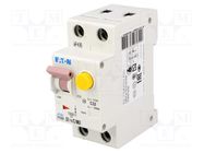 RCBO breaker; Inom: 32A; Ires: 30mA; Poles: 1+N; 230VAC; IP20; PKNM EATON ELECTRIC