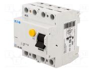 RCD breaker; Inom: 40A; Ires: 30mA; Max surge current: 250A; 400VAC EATON ELECTRIC