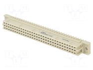 Connector: DIN 41612; socket; female; PIN: 64; HI-CON; straight; 3A PANCON