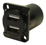 USB ADAPTER, 2.0 TYPE A RCPT-TYPE A RCPT
