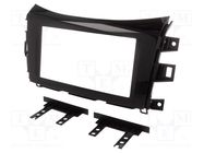 Radio frame; Nissan; 2 DIN; black gloss ACV