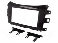 Radio frame; Nissan; 2 DIN; black gloss ACV