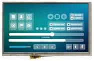 LCD TFT MODULE, 7", 1024 X 600P, RGB