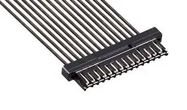 CONN HOUSING, PLUG, 20POS, 0.6MM, BLACK