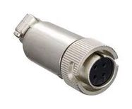 CIRCULAR CONNECTOR, PLUG, 3POS, SOLDER