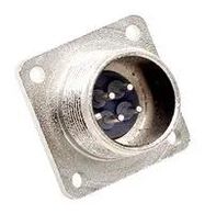 CIRCULAR CONNECTOR, RCPT, 6POS, SOLDER