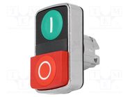 Switch: double; 22mm; Stabl.pos: 1; green/red; none; IP66; Pos: 2 SCHNEIDER ELECTRIC