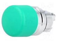 Switch: push-button; 22mm; Stabl.pos: 1; green; none; IP66; mushroom SCHNEIDER ELECTRIC